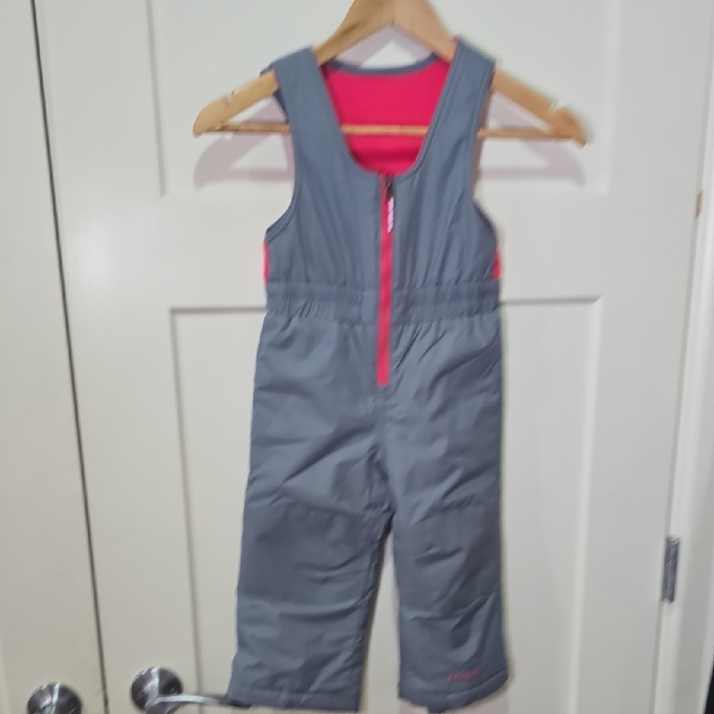 COLUMBIA Omnitech Sleeveless Lined Warm Coveralls Overalls Zip Outgrown